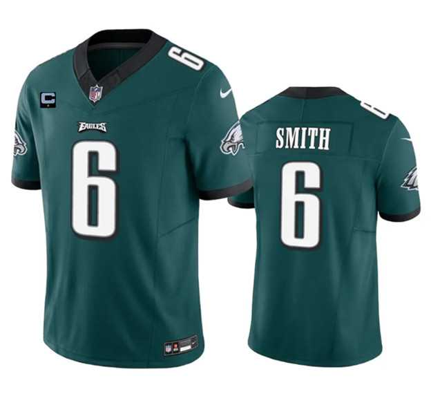 Men & Women & Youth Philadelphia Eagles #6 DeVonta Smith Green 2023 F.U.S.E. With 1-Star C Patch Vapor Untouchable Limited Jersey,We sell and wholesale Men & Women & Youth Philadelphia Eagles #6 DeVonta Smith Green 2023 F.U.S.E. With 1-Star C Patch Vapor Untouchable Limited Jersey on line form chian!